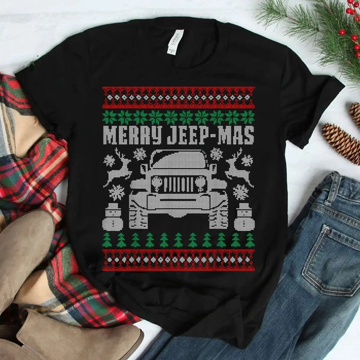 Buffalo Plaid Christmas Jeep Lover Shirt 3 1.jpg