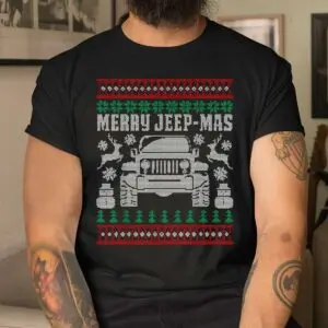 Buffalo Plaid Christmas Shirt - Merry Jeepmas Xmas Jeep Lover Tee 8 Buffalo Plaid Christmas Jeep Lover Shirt 4 1.jpg
