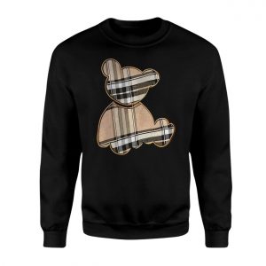 Burberry Plaid Bear Graphic T shirt 3 1.jpg