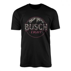 Busch Light Leopard Print Retro Logo T Shirt E28093 Vintage Graphic Tee 1.jpg