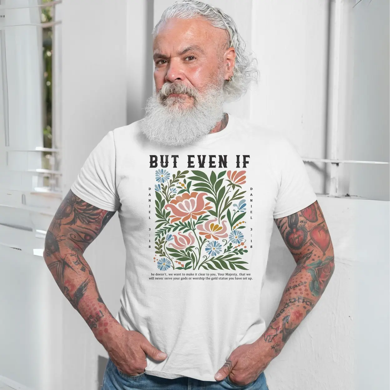 But Even If Daniel 3 18 Floral Christian Faith T Shirt 7 1.jpg