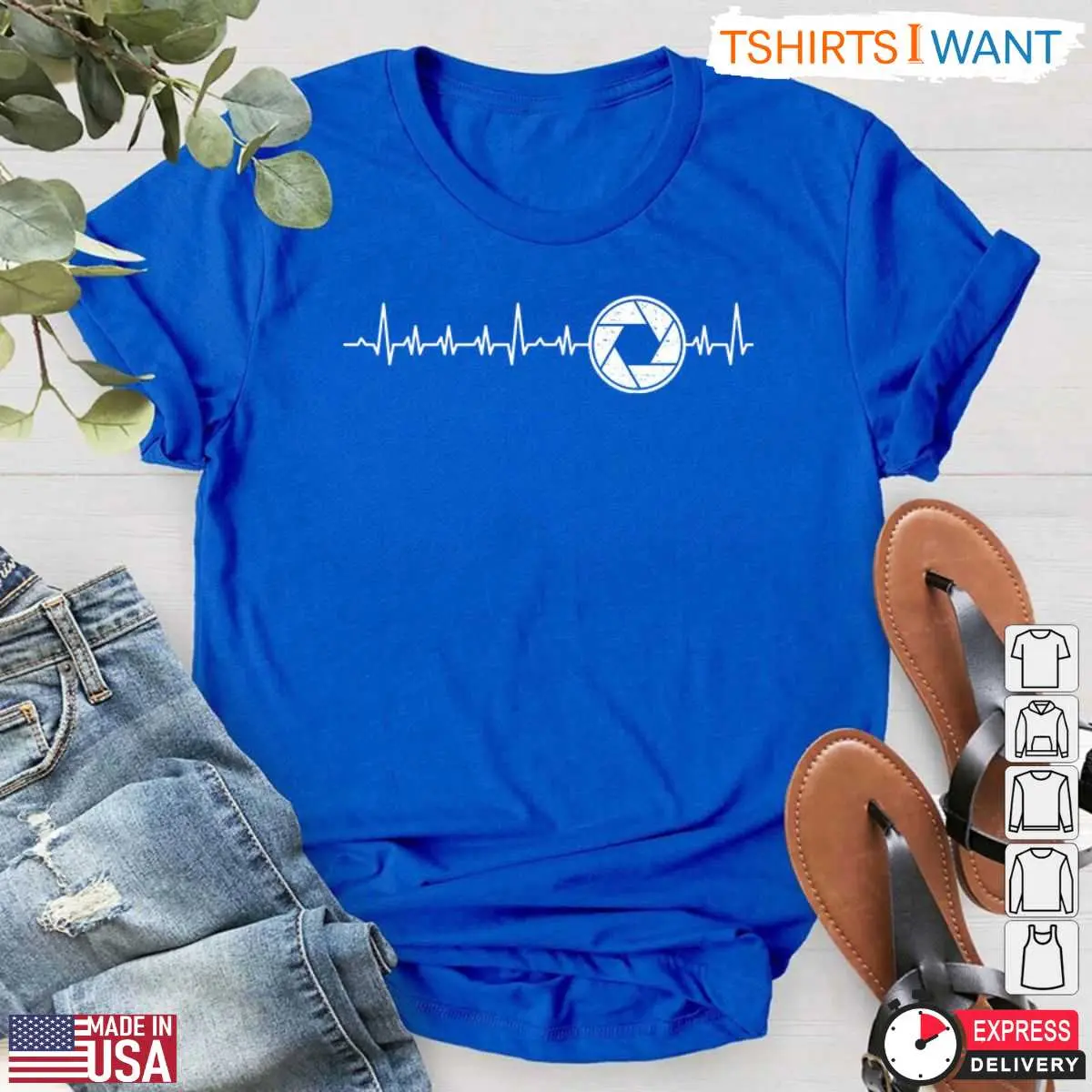Camera Aperture Heartbeat Photographer Gift T Shirt 6 1.jpg