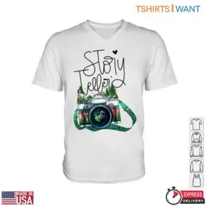 Camera Design T-Shirt - Story Teller Graphic Tee for Photography Enthusiasts 7 Camera Design Story Teller Graphic Tee 2 1.jpg