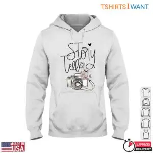 Camera Floral T-Shirt - Story Teller Vintage Photography Design Tee 10 Camera Floral Story Teller Vintage Tee 5 1.jpg