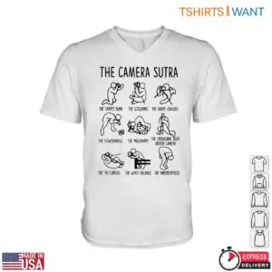 Camera Sutra T-Shirt - Funny Photography Humor Tee for Creatives 7 Camera Sutra Funny Photography Humor Tee 2 1.jpg
