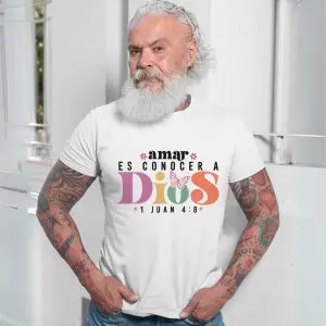 Camiseta Cristiana T-Shirt Amar es Conocer a Dios Spanish Bible Verse 13 Camiseta Cristiana T Shirt Amar es Conocer a Dios Spanish Bible Verse 7 1.jpg