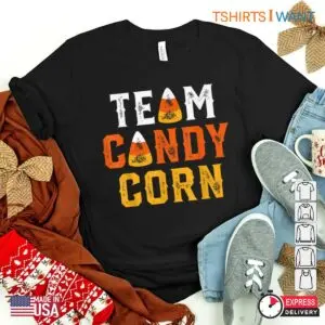 Candy Halloween Shirts: Team Candy Corn Halloween Costume Shirt 6 Candy Halloween Shirts Team Candy Corn Tee 3 1.jpg