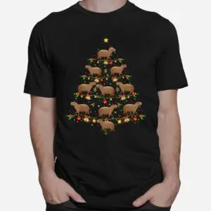 Capybara Christmas Tree Funny Holiday Shirt - Cute Animal Design 6 Capybara Christmas Tree Funny Holiday Tee 2 1.jpg