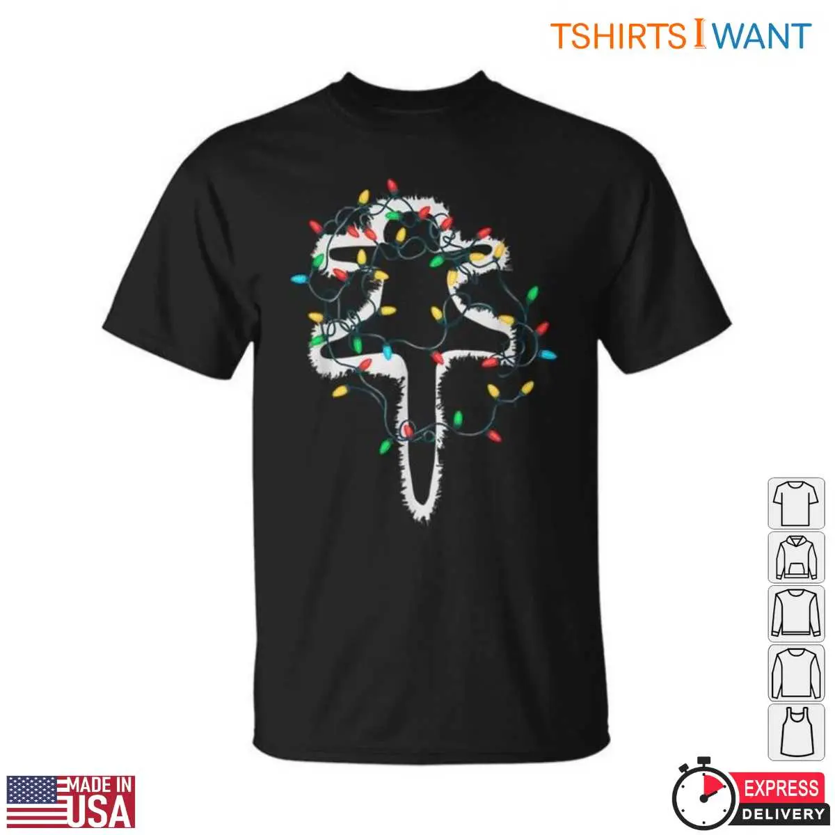 Cat Christmas Lights Festive Holiday Spirit T Shirt 1 1.jpg