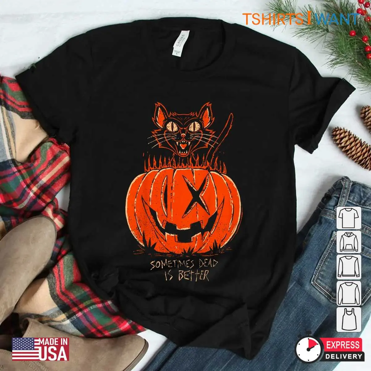 Cat Halloween Shirt Ice Nine Kills Feline Tee 3 1.jpg