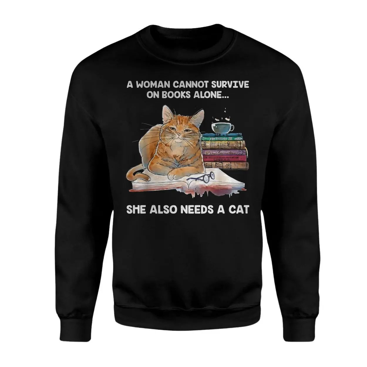 Cat Lover Book Reading Funny Quote T-Shirt 3 Cat Lover Book Reading Funny Quote T Shirt 3 1.jpg
