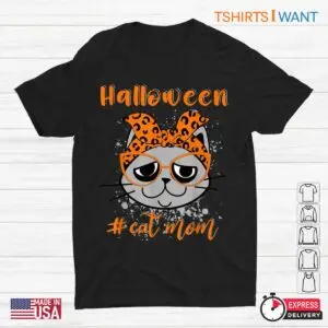 Cat Mom Halloween Grumpy Feline Parent Tee 1 1.jpg