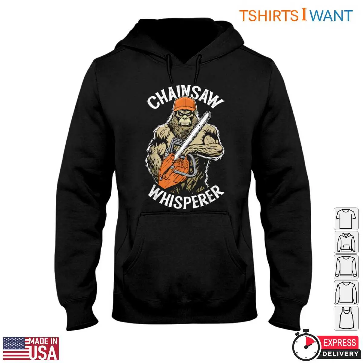Chainsaw Whisperer Bigfoot Lumberjack T Shirt Mens Funny Sasquatch Design 2 1 1.jpg