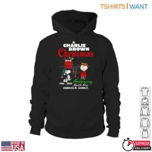 Charlie Brown 60th Anniversary T-Shirt - A Charlie Brown Christmas with Snoopy and Tree 8 Charlie Brown 60th Anniversary Holiday Shirt 3 1.jpg