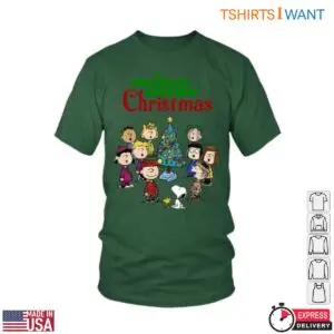 Charlie Brown Christmas T-Shirt - Peanuts Gang Holiday Tree Graphic 11 Charlie Brown A Christmas Holiday Design 6 1.jpg