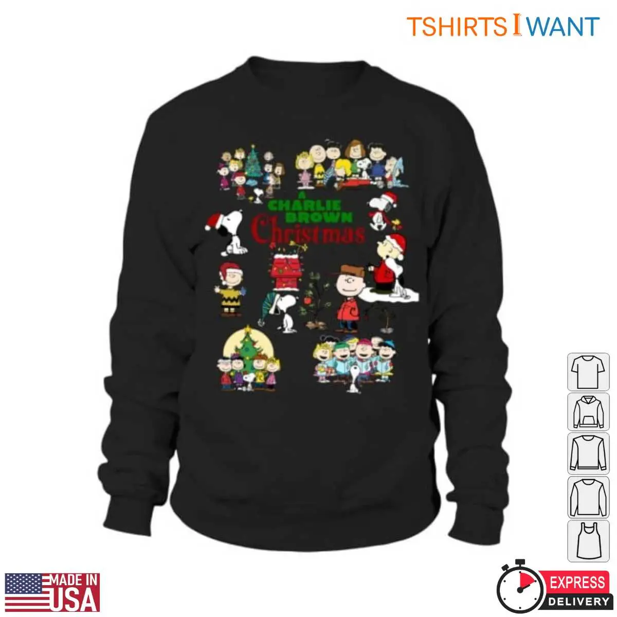Charlie Brown Christmas Characters T-Shirt - Festive Peanuts Gang Holiday Design 3 Charlie Brown Christmas Characters Festive Tee 3 1.jpg