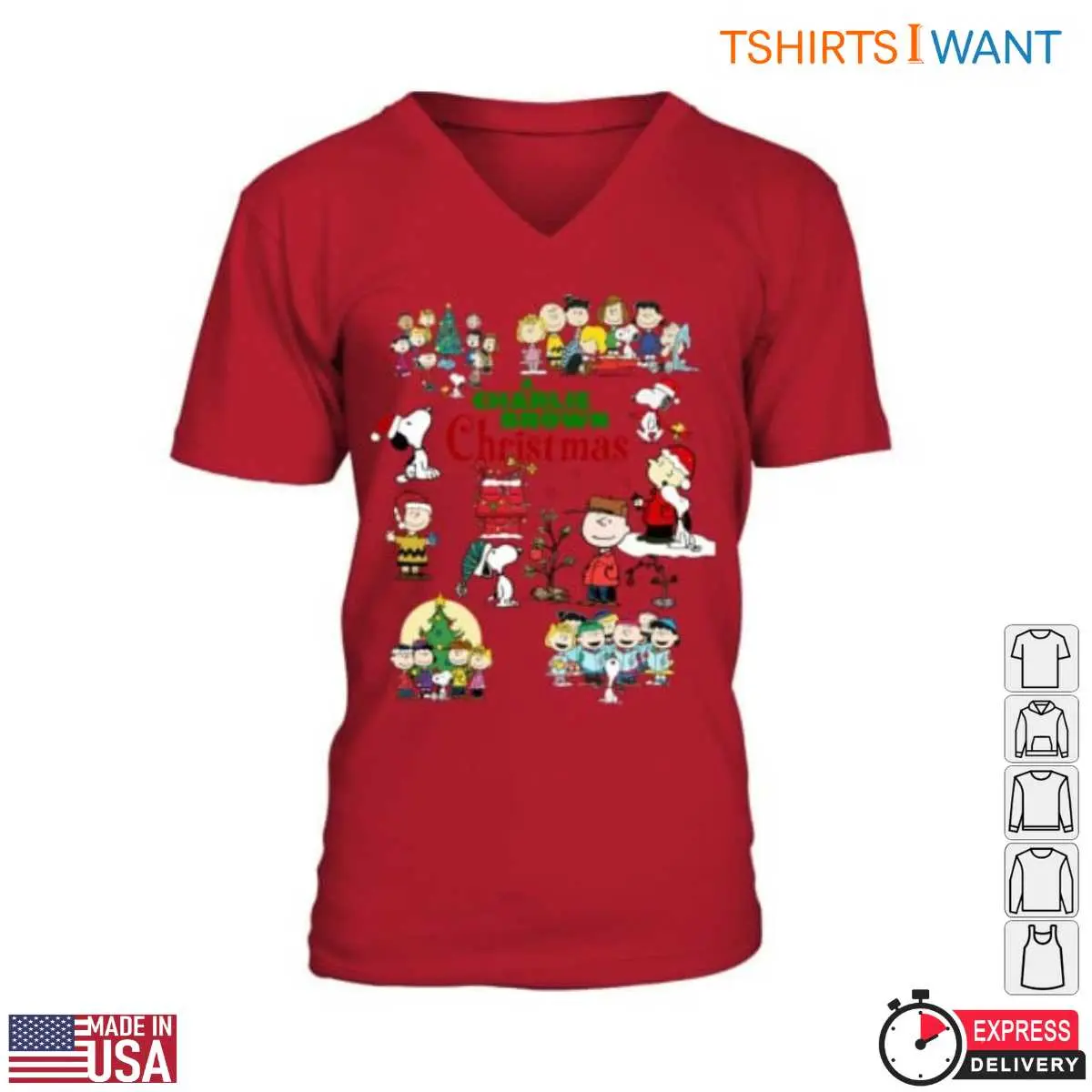 Charlie Brown Christmas Characters T-Shirt - Festive Peanuts Gang Holiday Design 5 Charlie Brown Christmas Characters Festive Tee 5 1.jpg