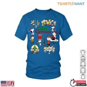 Charlie Brown Christmas Characters T-Shirt - Festive Peanuts Gang Holiday Design 11 Charlie Brown Christmas Characters Festive Tee 6 1.jpg