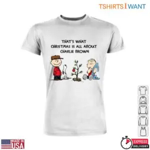 Charlie Brown Christmas Tree Farm T-Shirt - 'Selling Trees That Just Need a Little Love' Peanuts Holiday Graphic 7 Charlie Brown Christmas Tree Farm Holiday Tee 2 1.jpg
