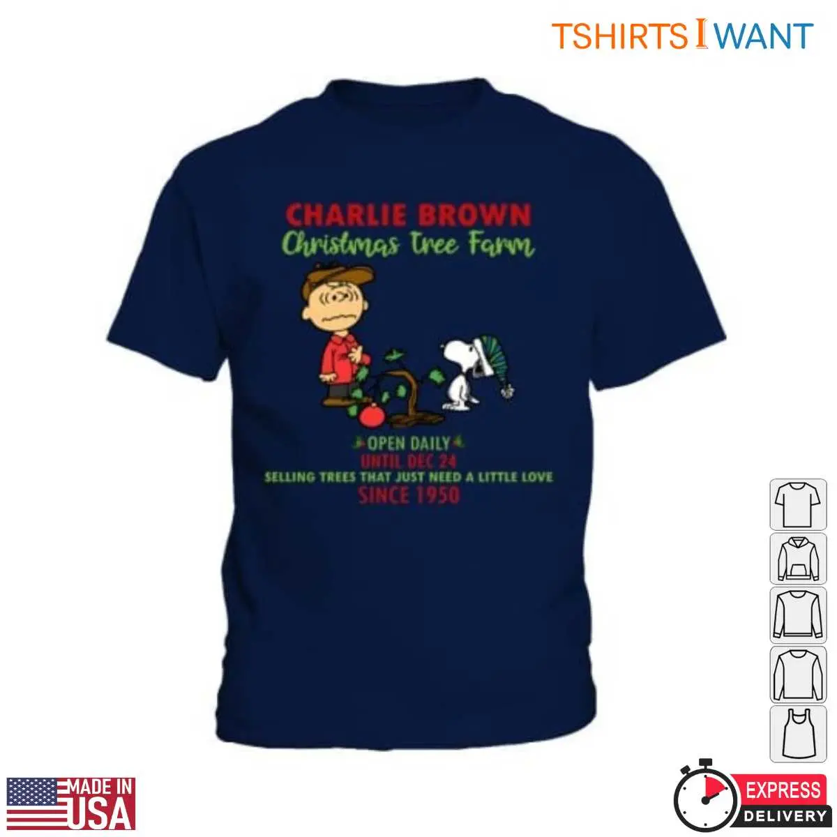 Charlie Brown Christmas Tree Farm Holiday Tee 6 1.jpg