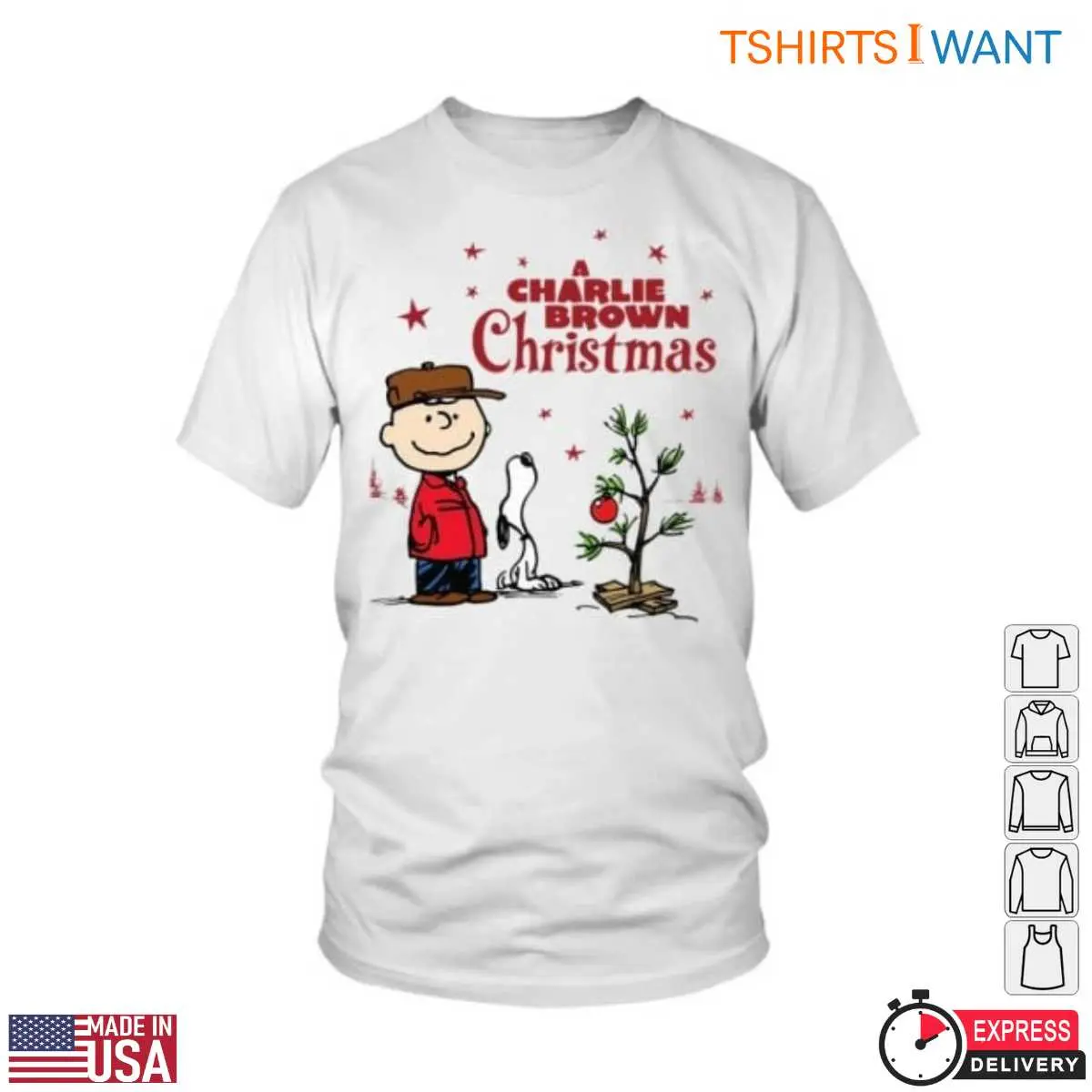 Charlie Brown Snoopy Christmas Festive Peanuts Tee 1 1.jpg