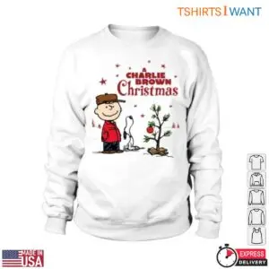 Charlie Brown Snoopy Christmas T-Shirt – Peanuts Holiday Graphic Tee with Christmas Tree 7 Charlie Brown Snoopy Christmas Festive Peanuts Tee 2 1.jpg