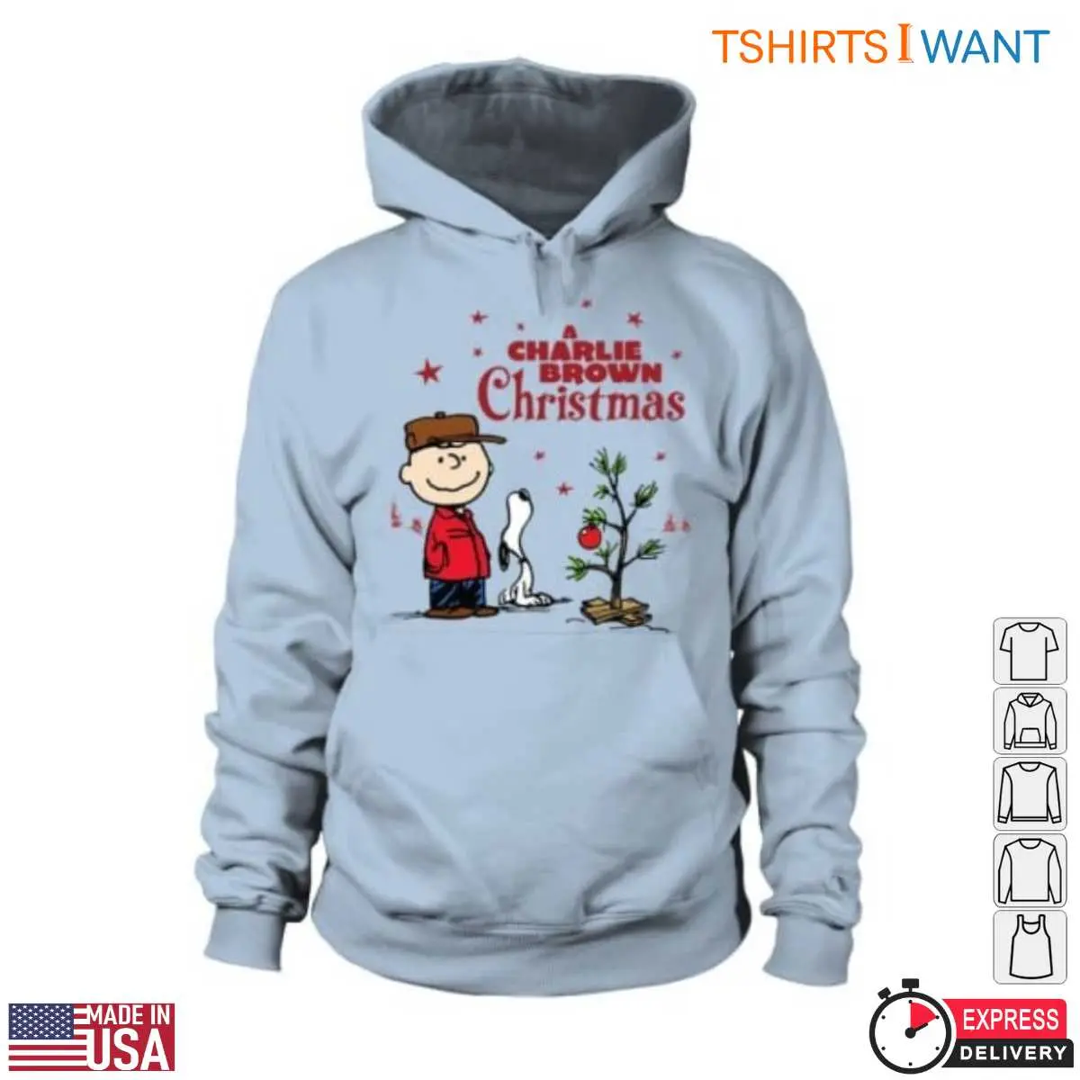 Charlie Brown Snoopy Christmas Festive Peanuts Tee 5 1.jpg