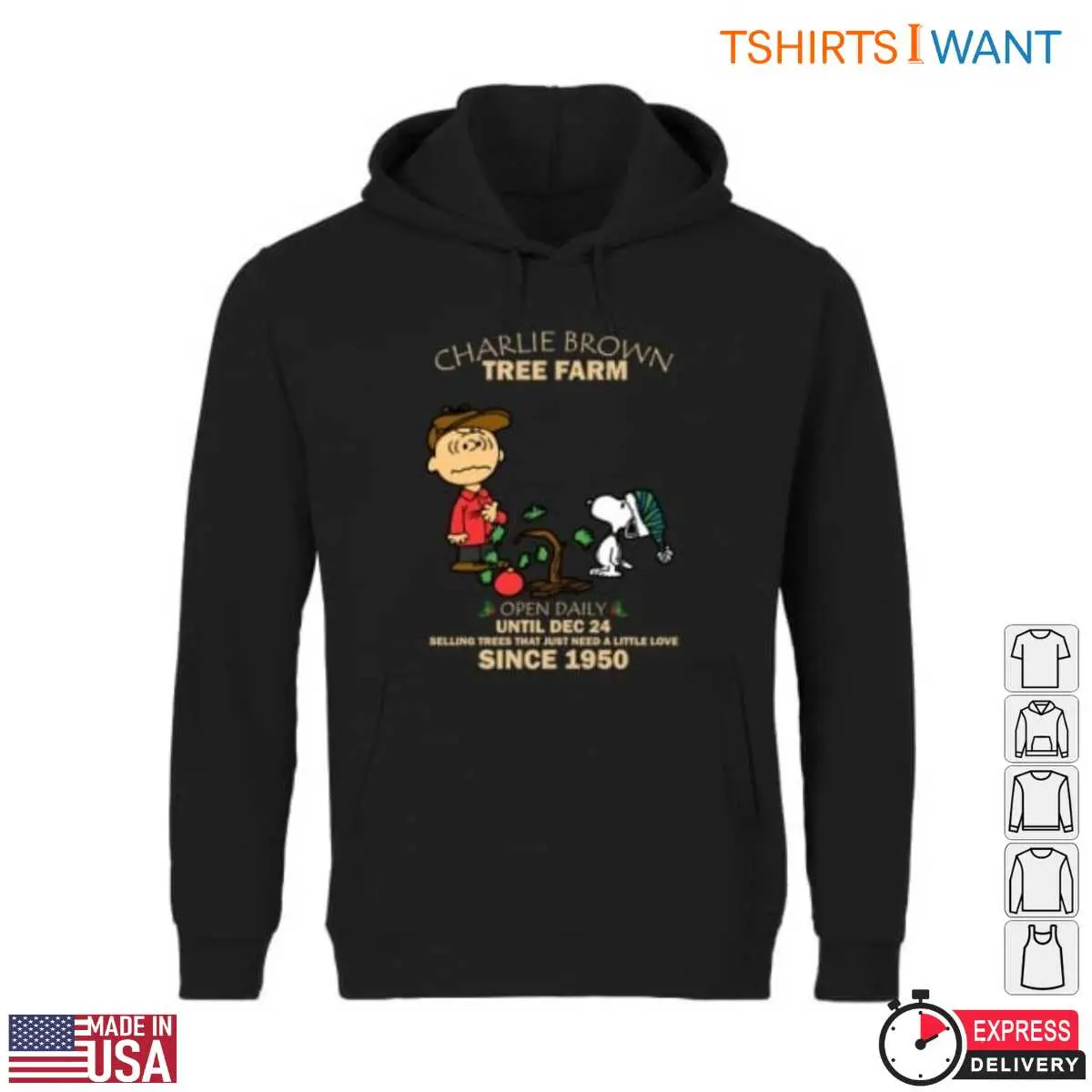 Charlie Brown Tree Farm Holiday Spirit T Shirt 4 1.jpg