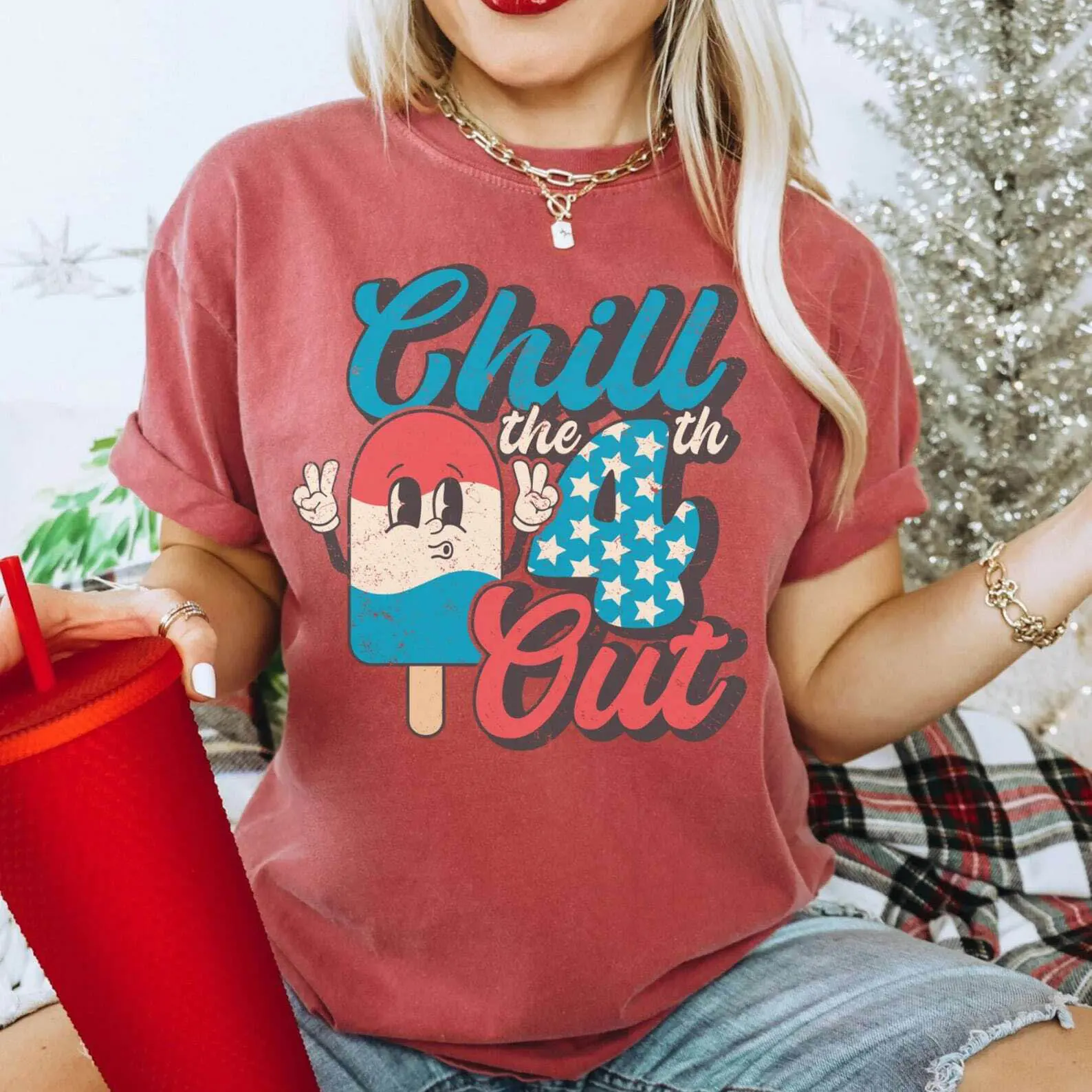 Chill the 4th Out Playful Shirt to Celebrate the 4th of July 1 Chill the 4th Out Playful Shirt to Celebrate the 4th of July 1