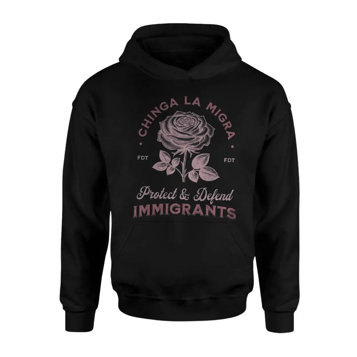 Chinga La Migra Rose Immigrant Rights Protest T Shirt 2 1.jpg