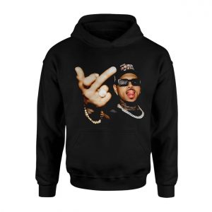 Chris Brown Vintage Middle Finger Graphic Tee 2 1.jpg