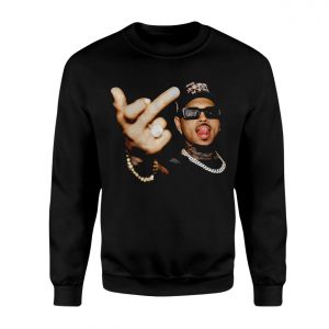 Chris Brown Vintage Middle Finger Graphic Tee 3 1.jpg