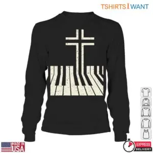 Christian Cross and Piano Teacher Keyboard T-Shirt 11 Christian Cross and Piano Teacher Keyboard T Shirt 6 1.jpg