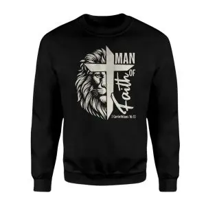 Christian Lion of Judah Cross T-Shirt Man of Faith Bible Verse Tee 9 Christian Lion of Judah Cross T Shirt Man of Faith Bible Verse Tee 3 1.jpg
