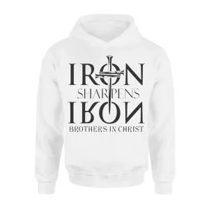 Christian Men's T-Shirt – Iron Sharpens Iron Brothers in Christ Tee 8 Christian Mens T Shirt E28093 Iron Sharpens Iron Brothers in Christ Tee 2.jpg