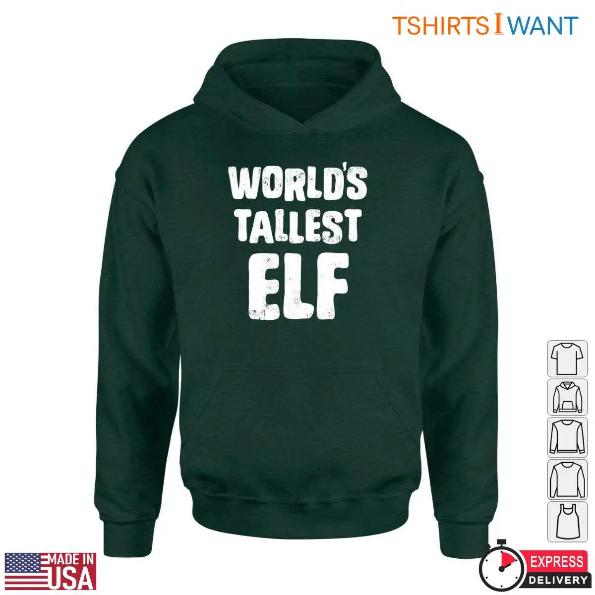 Christmas Elf T Shirt Worlds Tallest Elf Funny Design 2 1.jpg