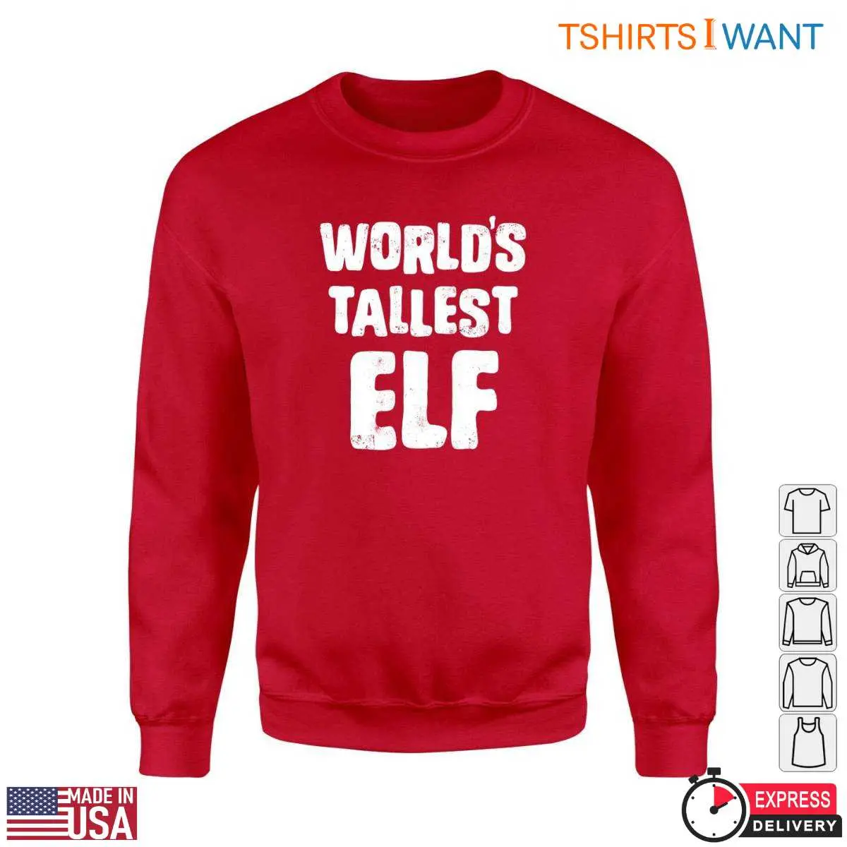 Christmas Elf T Shirt Worlds Tallest Elf Funny Design 5 1.jpg