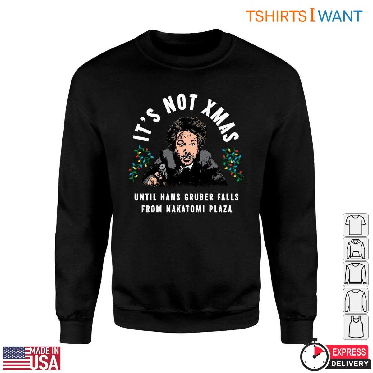 Christmas Hans Gruber T Shirt E28093 Not Xmas Till He Falls 4.jpg