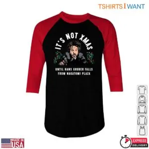 Christmas Hans Gruber T-Shirt – It's Not Xmas Until He Falls from Nakatomi Plaza 9 Christmas Hans Gruber T Shirt E28093 Not Xmas Till He Falls 5.jpg