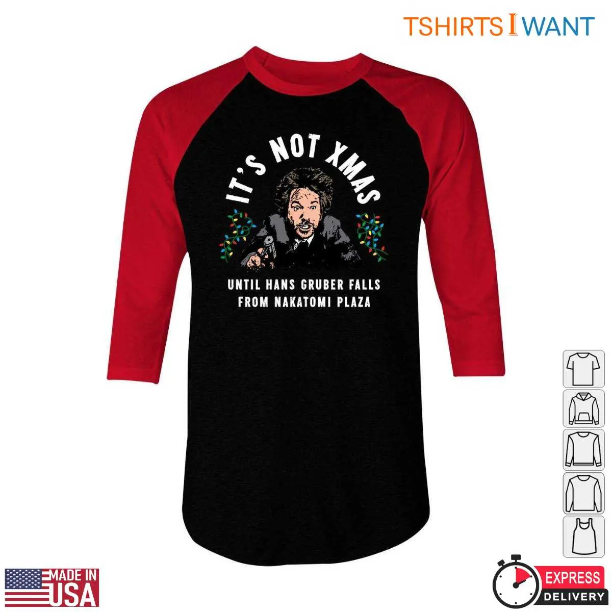 Christmas Hans Gruber T Shirt E28093 Not Xmas Till He Falls 5.jpg