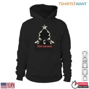 Christmas Horror Movies T-Shirt - Black Christmas 1974 Film Design with Star and Masked Figure 8 Christmas Horror Movies T Shirt Black Christmas Design 3 1.jpg