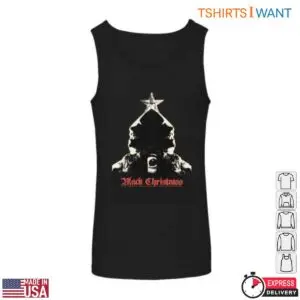 Christmas Horror Movies T-Shirt - Black Christmas 1974 Film Design with Star and Masked Figure 9 Christmas Horror Movies T Shirt Black Christmas Design 4 1.jpg