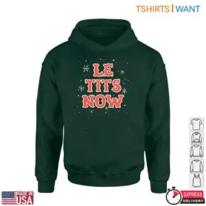 Christmas Humor T-Shirt - Le Tits Now Funny Tee 8 Christmas Humor T Shirt Funny Holiday Tee for Laughs 4 1.jpg