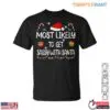 Christmas Items T-Shirt - Sassy Santa Graphic Tee with Gifts and Candy Canes 14 Christmas Items Festive Holiday Collection Tee 1 1.jpg