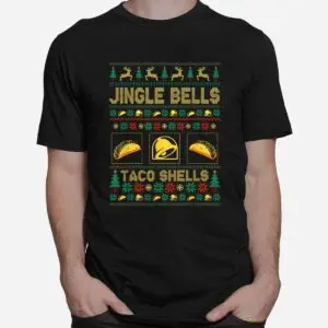 Christmas Jingle Bells Taco Shells Shirt - Funny Food Pun Holiday Tee 6 Christmas Jingle Bells Taco Shells Shirt 2 1.jpg