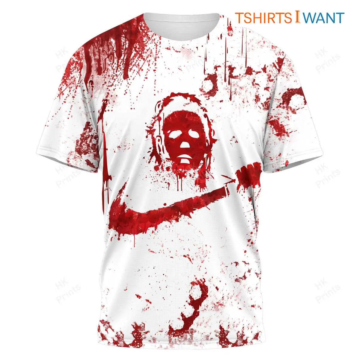 Christmas Michael Myers 3D Hoodie, Scary Christmas Gifts for Horror Movie Fans, All Over Printed Apparel 12 Christmas Michael Myers 3D Hoodie Front