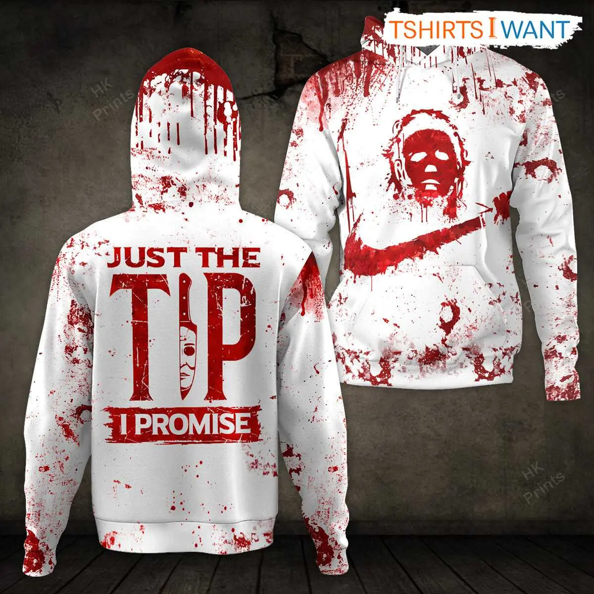 Christmas Michael Myers Scary Gifts 3D Horror Hoodie 4 1.jpg