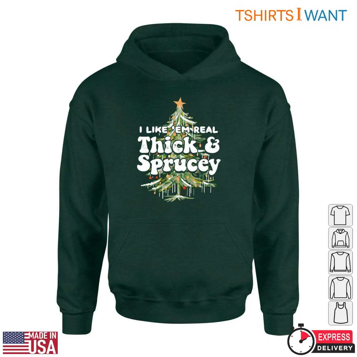 Christmas Tree Tshirt E28093 Thick Sprucey Holiday Graphic Tee 5.jpg
