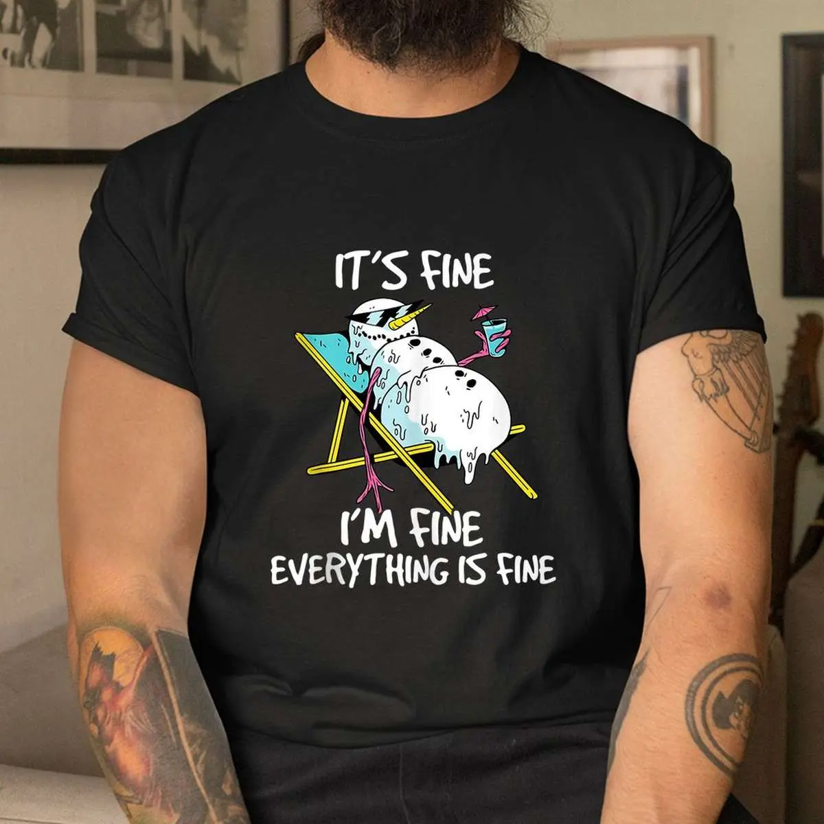 Christmas in July Its Fine Im Fine Shirt 4 1.jpg
