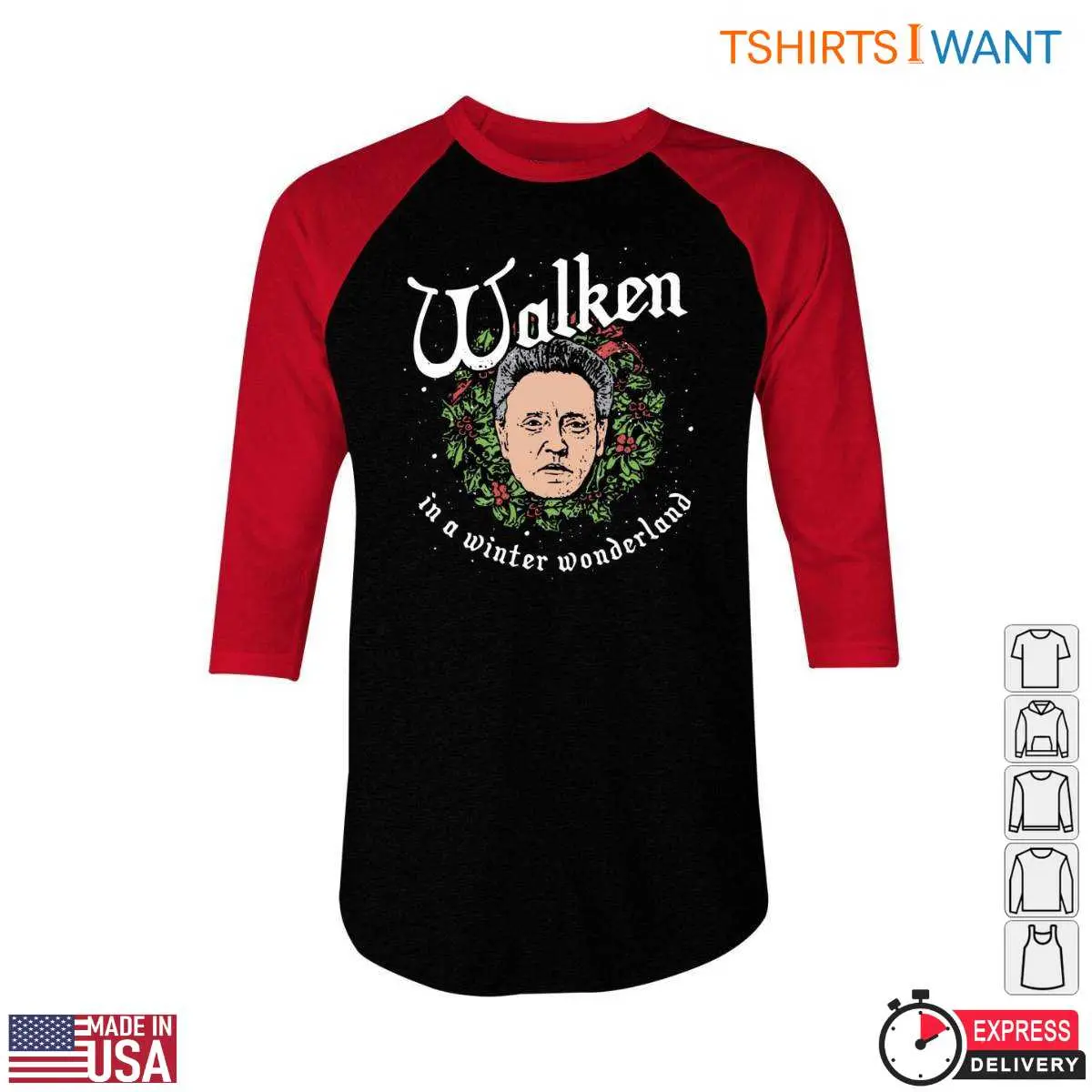 Christopher Walker Actor T Shirt E28093 Walken in Winter Wonderland 5.jpg